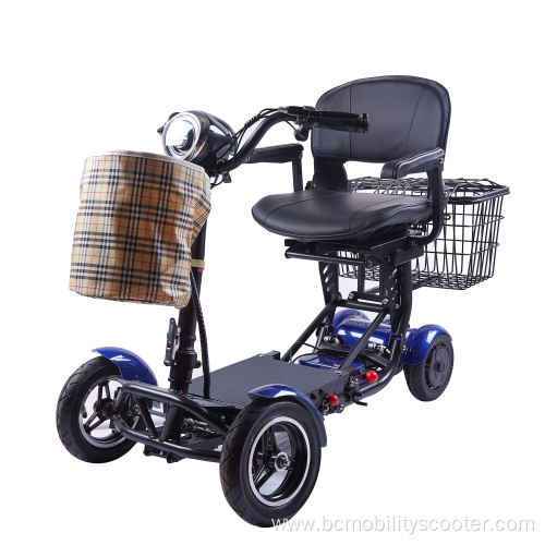 Four Wheel Lightweight Electric Mobility Scooter Disabled